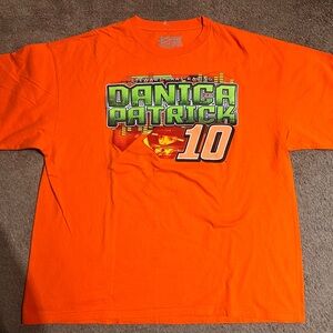 Chase Authentics Orange Danica Patrick Nascar Tee